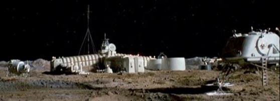 Russian mining facility on the Moon
